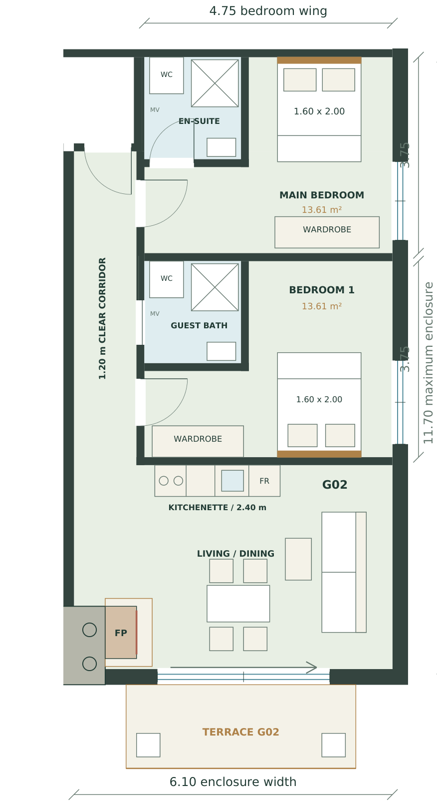 G02 Ground floor Floor plan